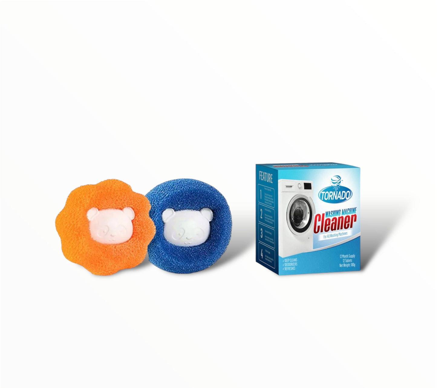 Magične Loptice (2 kom) + Kapsule za Veš Mašinu