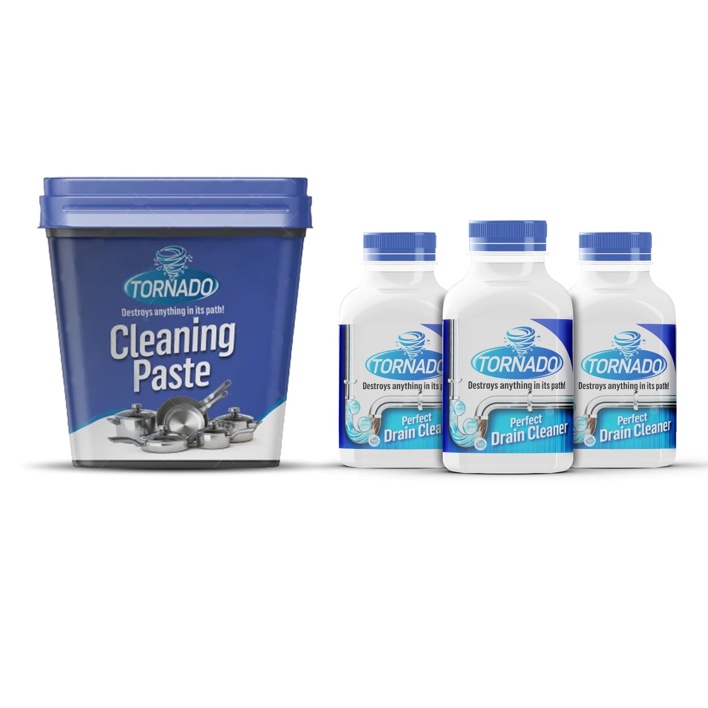 1x Pasta za Čišćenje & 3x Prah za Odvod